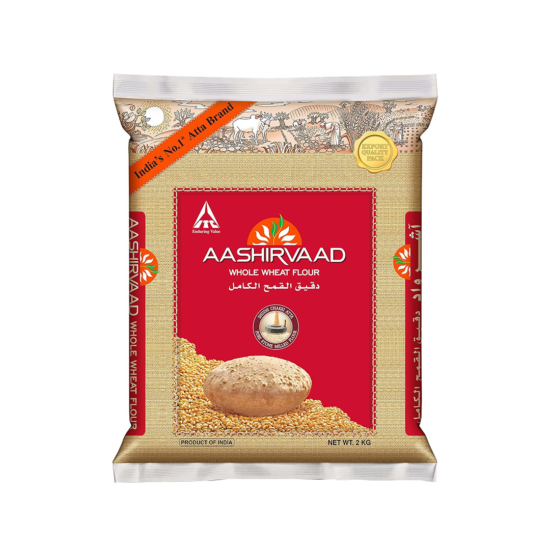 AASHIRVAAD WHOLE WHEAT FLOUR 2KG