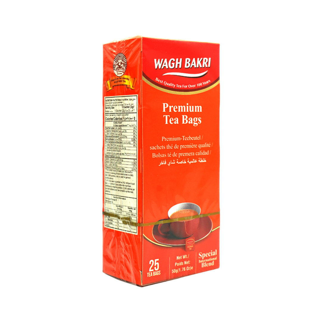 WAGH BAKRI PREMIUIM TEA BAGS (25S) - 50G