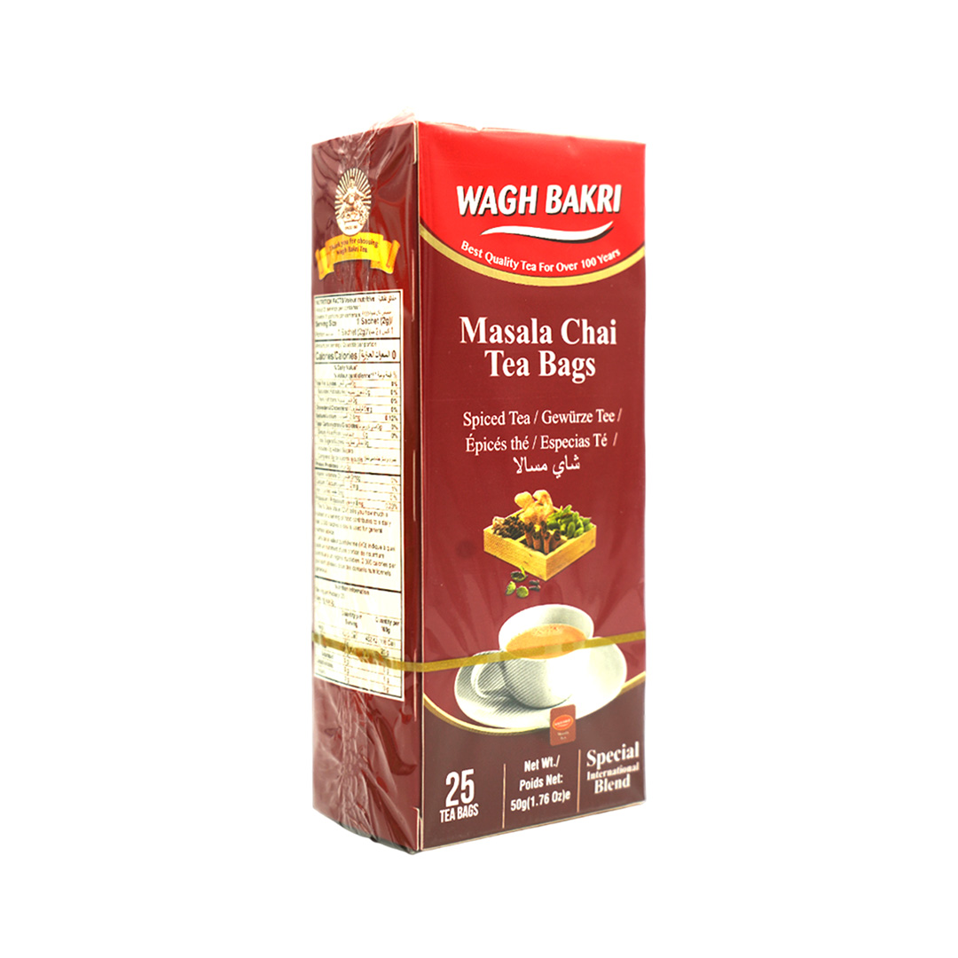 WAGH BAKRI MASALA TEA BAGS (25S) - 50G