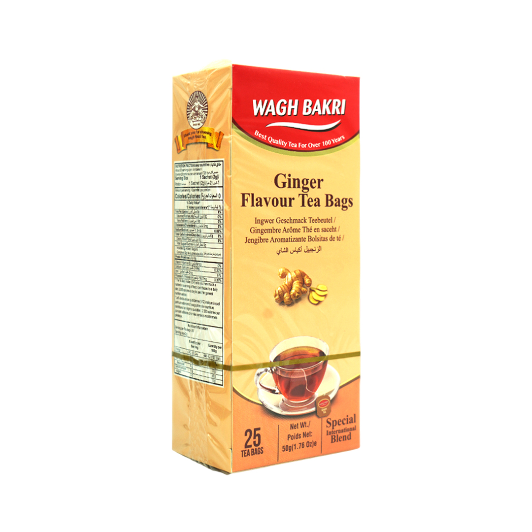 WAGH BAKRI GINGER TEA BAGS (25S) - 50G