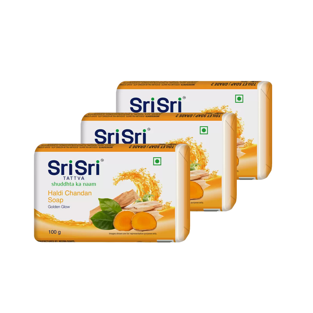 SRI SRI HALDI CHANDAN SOAP (3+1) 24X100G