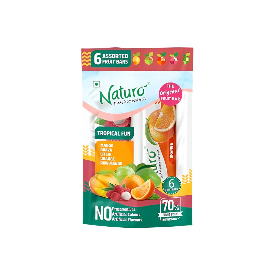 NATURO TROPICAL FUN MINI POUCH 42G (6PC)