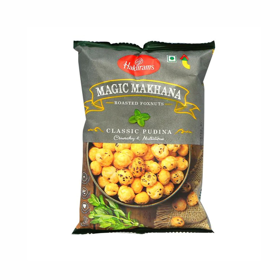 HALDIRAMS ROASTED FOXNUTS 30GM CLASSIC PUDINA