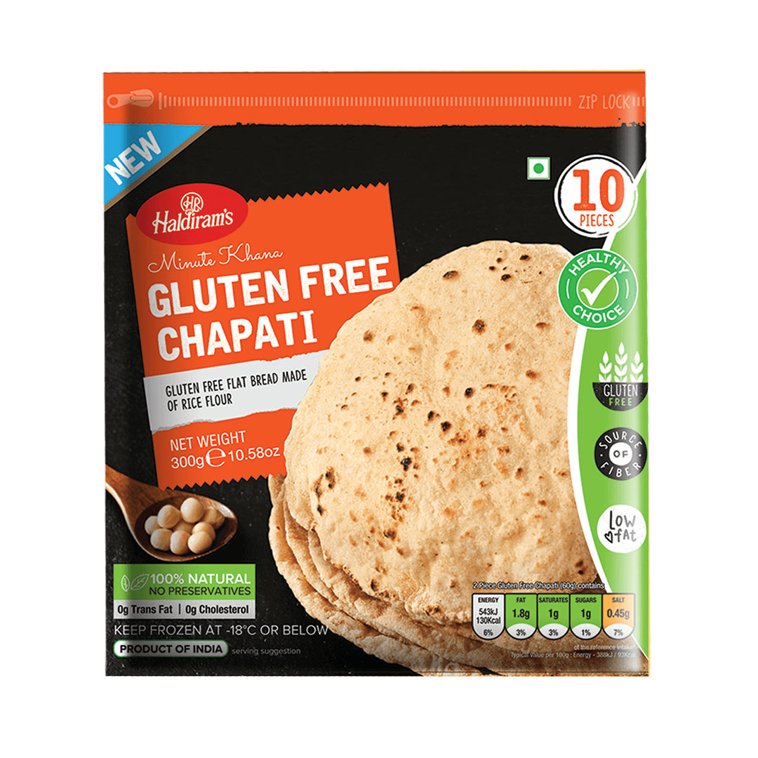 HALDIRAMS GLUTEN FREE CHAPATI 300GM