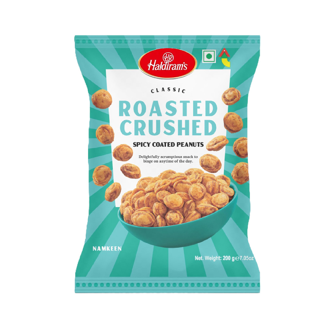 HALDIRAMS CLASSIC ROASTED CRUSHED PEANUTS 200 GM