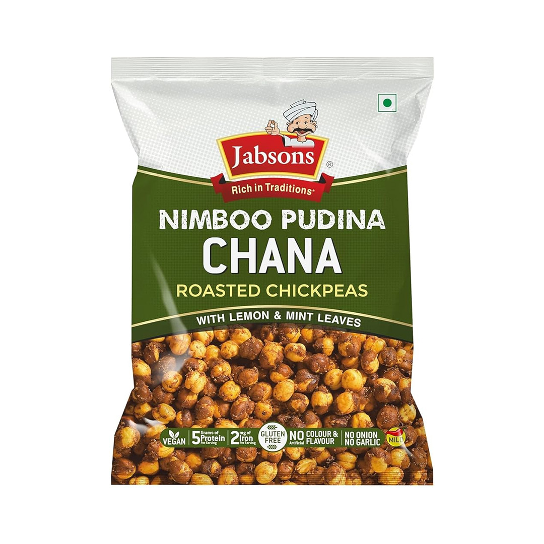 JABSONS ROASTED CHANA - NIMBOO PUDINA 150GM