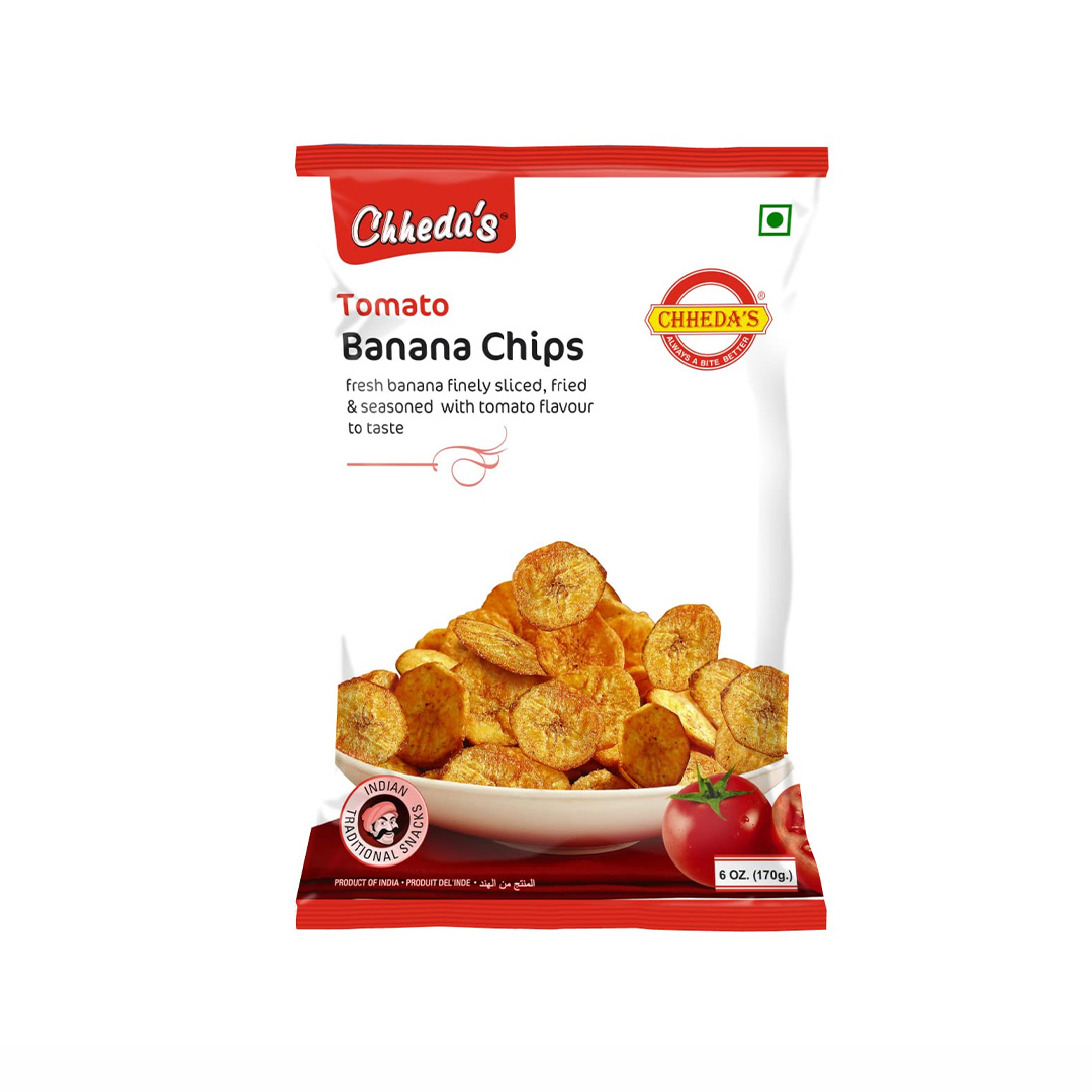 CHHEDA`S TOMATO BANANA CHIPS 170 GM