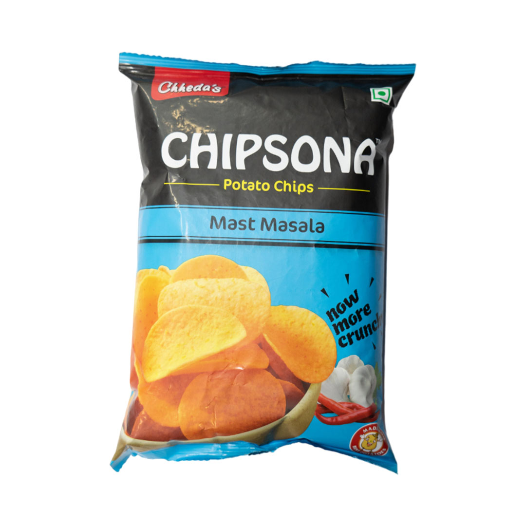 CHHEDAS CHIPSONA POTATO CHIPS MAST MASALA 90GM