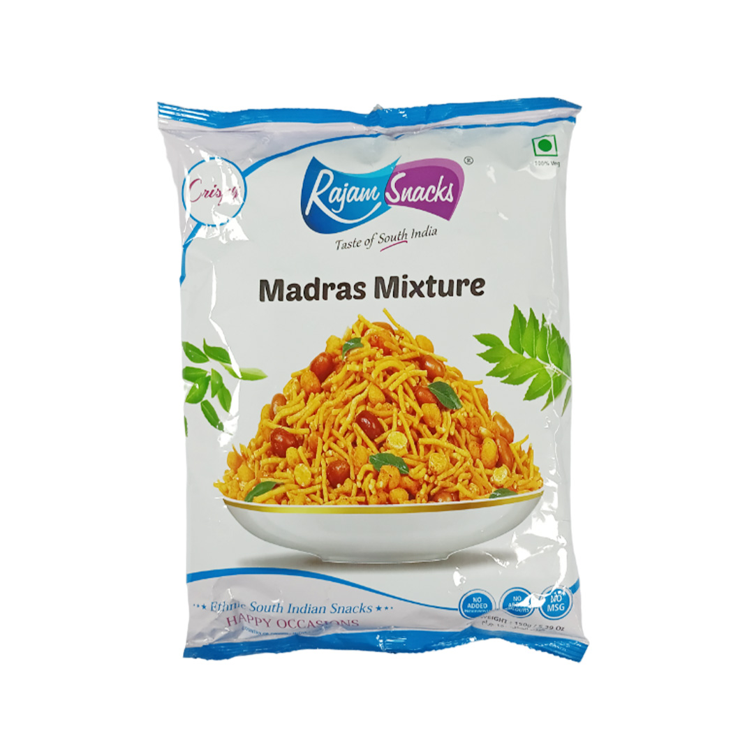 RAJAM SNACKS MADRAS MIXTURE 150 GM