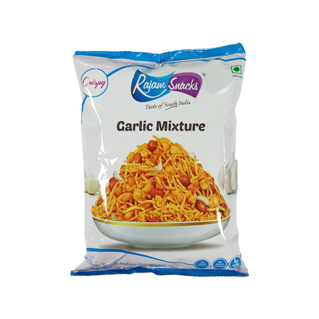 RAJAM SNACKS GARLIC MIXTURE 150GM