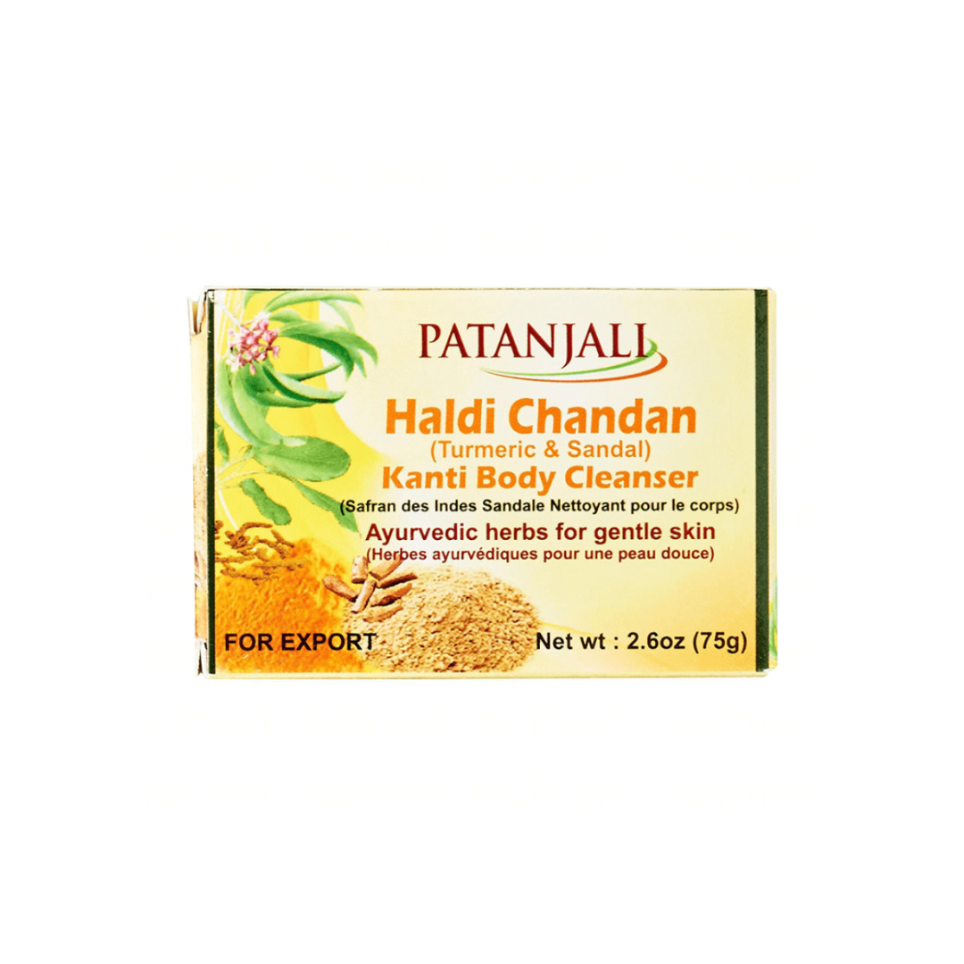 PATANJALI SOAP HALDI CHANDAN KANTI BODY CLEASNER 75 GM