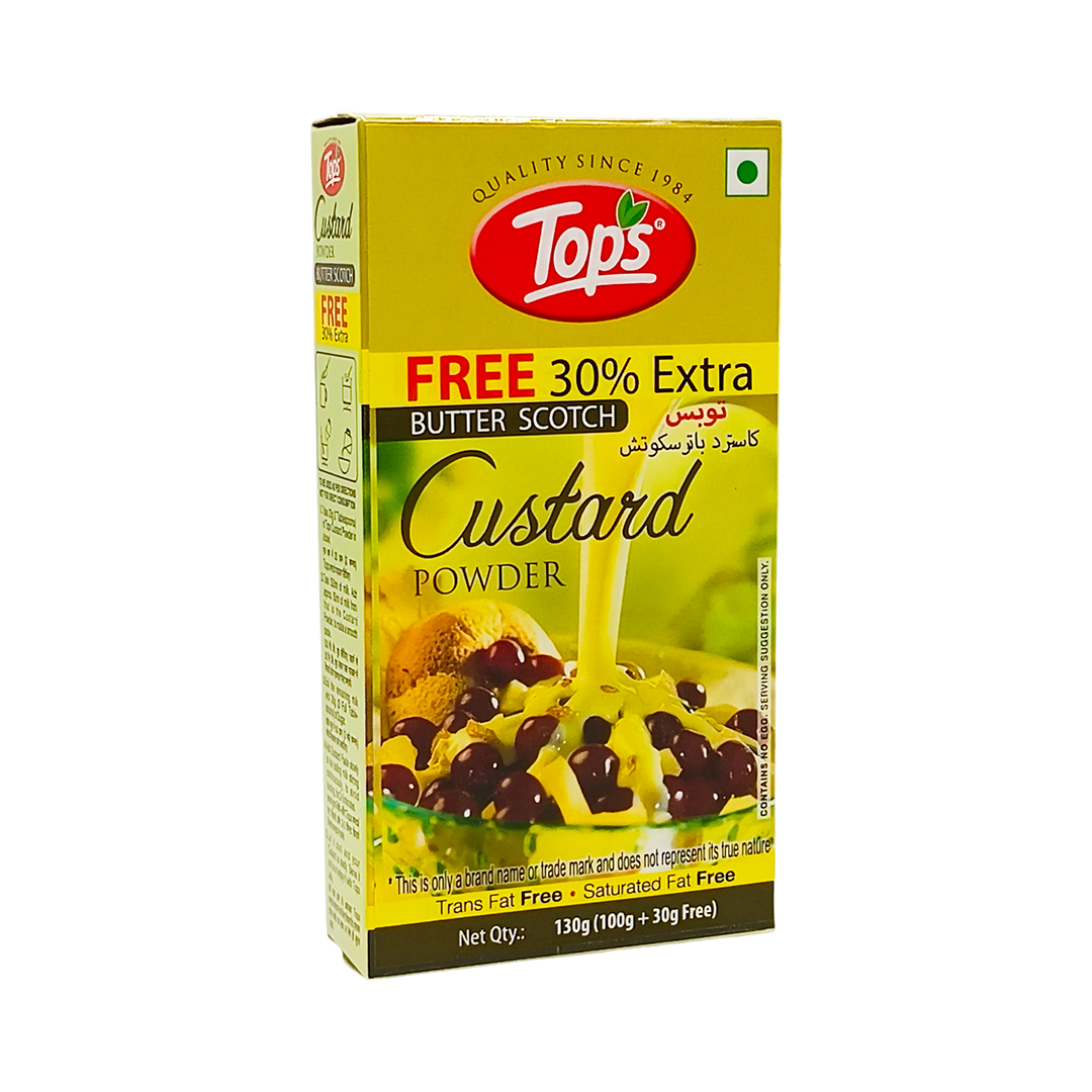 TOPS CUSTARD BUTTERSCOTCH 130GM