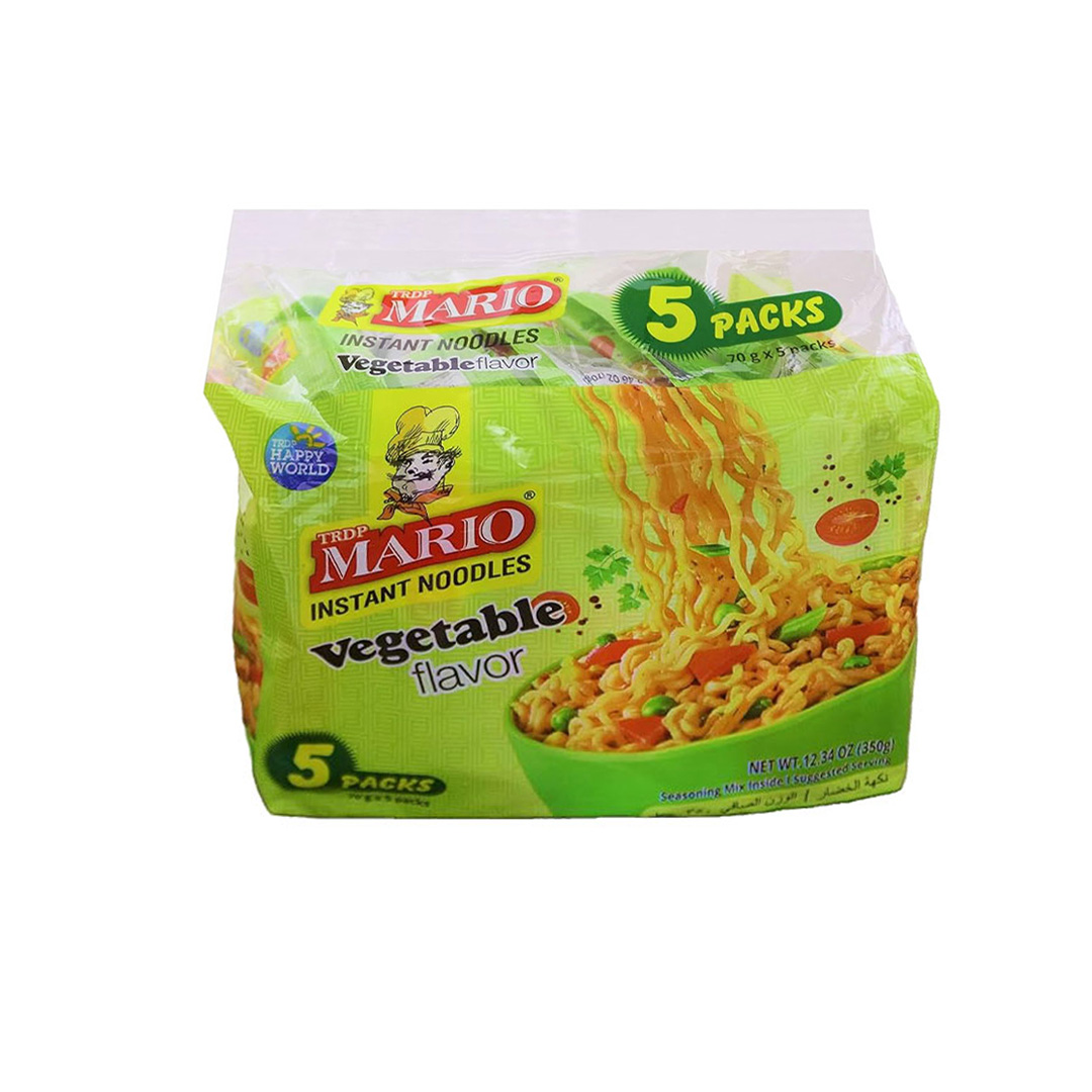 MARIO INSTANT VEGETABLE NOODLES 350GM (70GM X 5)