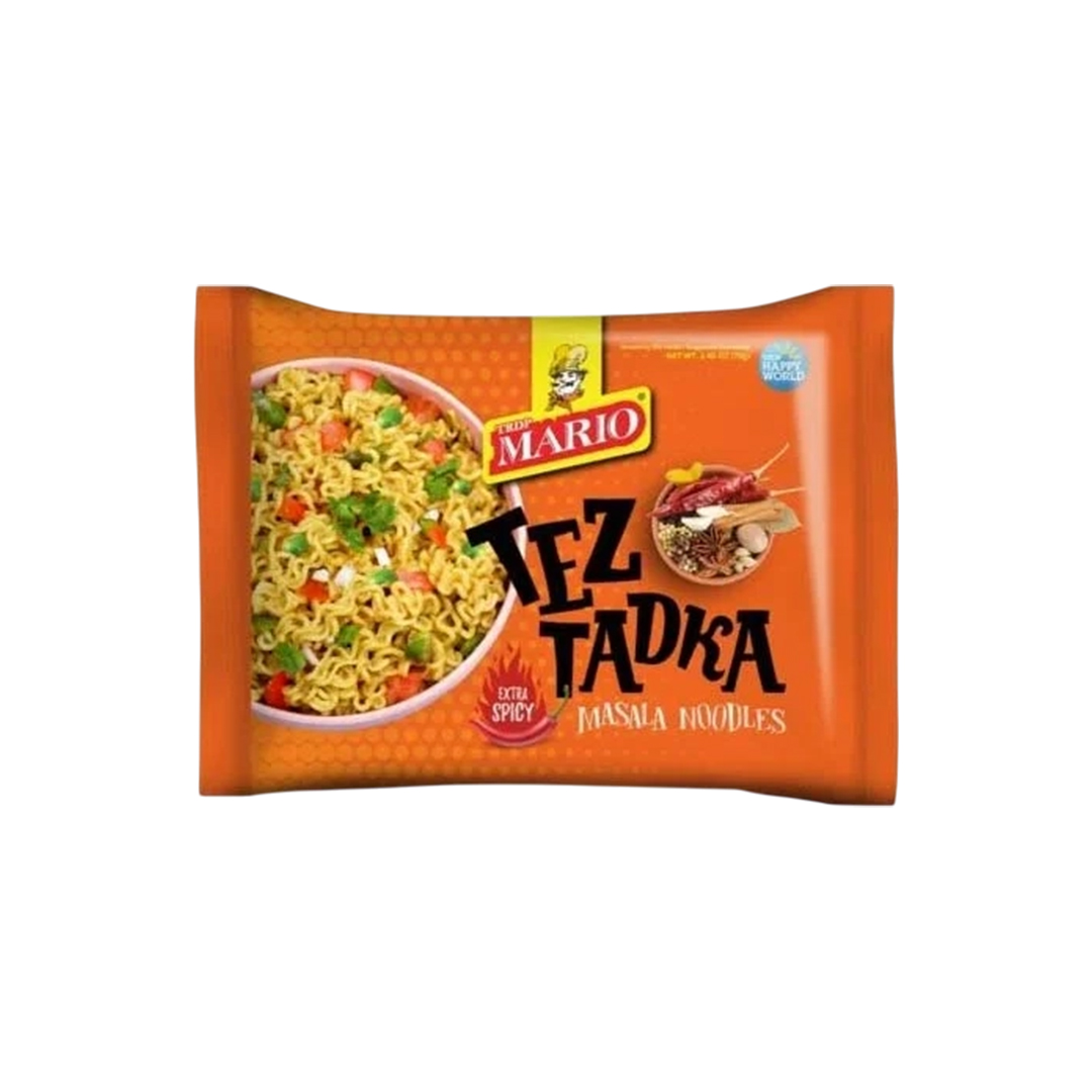 MARIO TEZ TADKA EXTRA SPICY MASALA NOODLES 85GM
