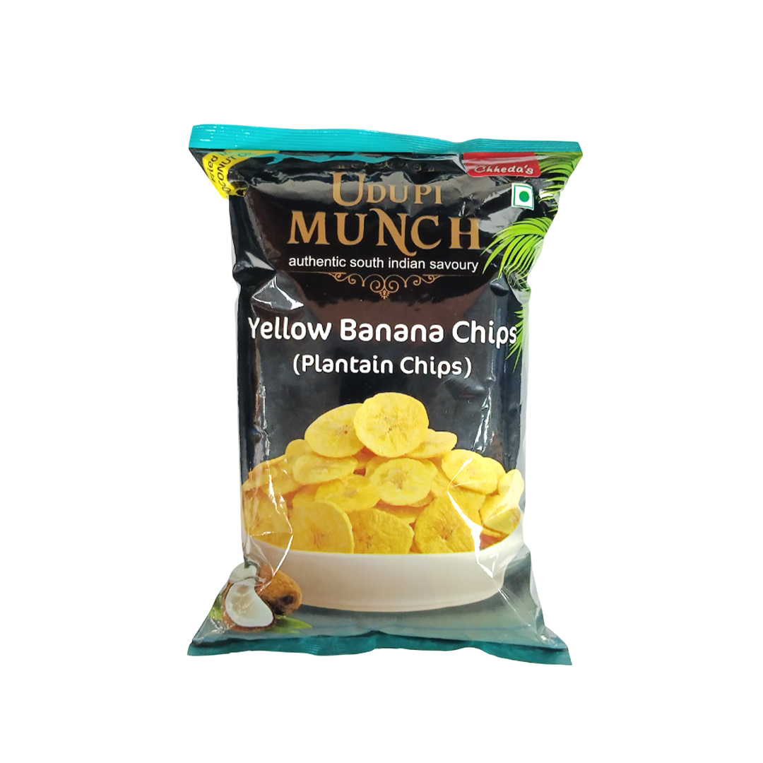 CHHEDA`S UM YELLOW BANANA CHIPS(COCONUT OIL) 170GM