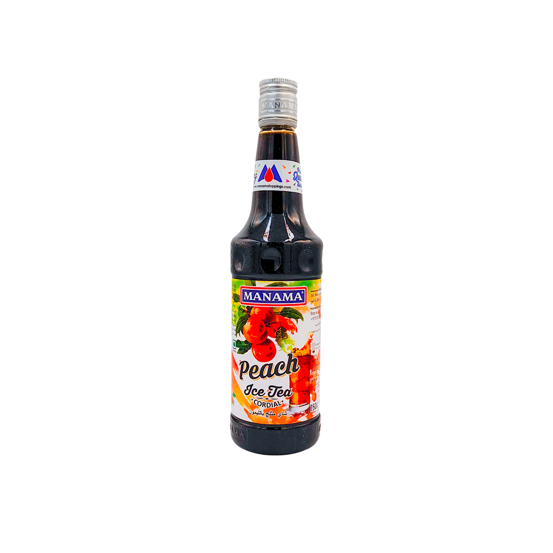 MANAMA PEACH ICE TEA SRYUP 750 ML 