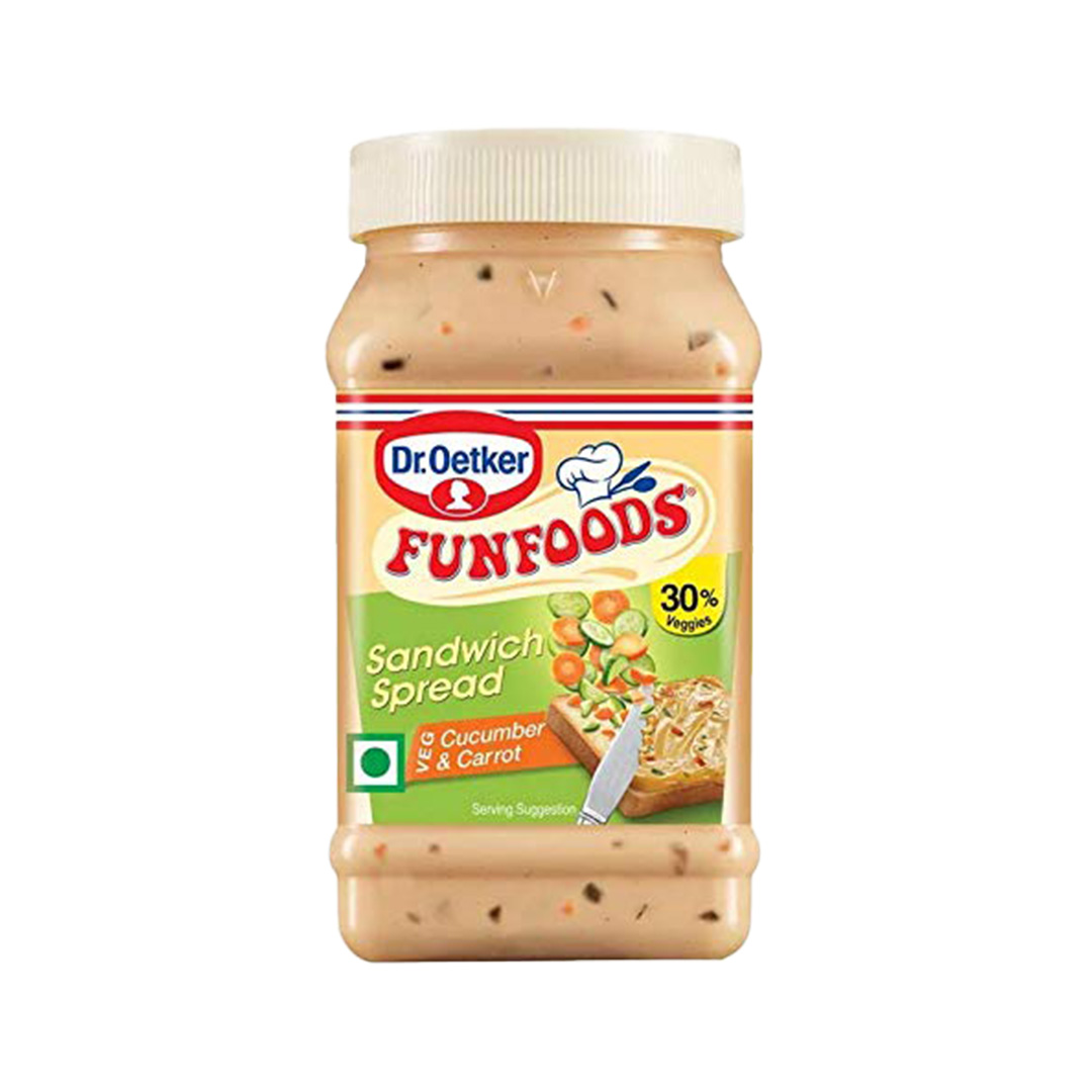 FUNFOOD SANDWICH SPRD CUMBR CAROT 250G