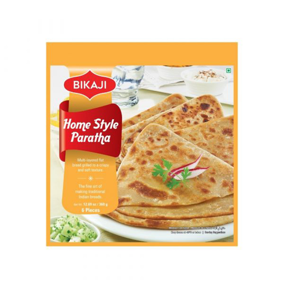 BIKAJI HOME STYLE PARATHA 6 PIECE 360X12 FZ