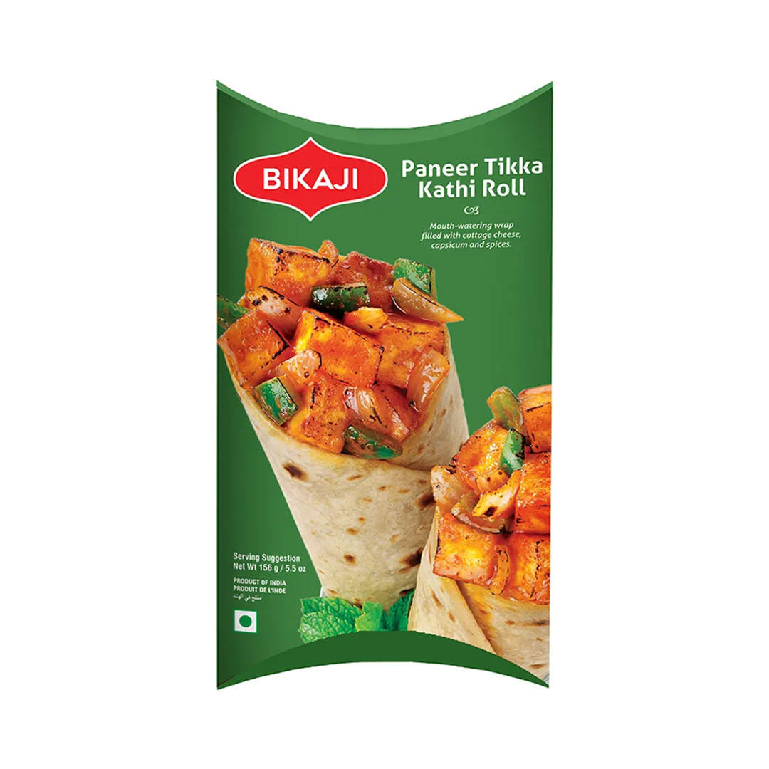 BIKAJI PANEER TIKKA KATHI ROLL 6 PIECE 156X24 FZ