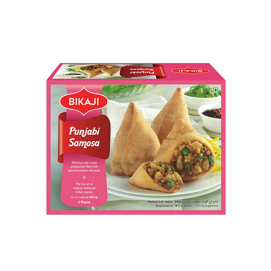 BIKAJI PUNJABI SAMOSA 6 PIECE 360X12 FZ