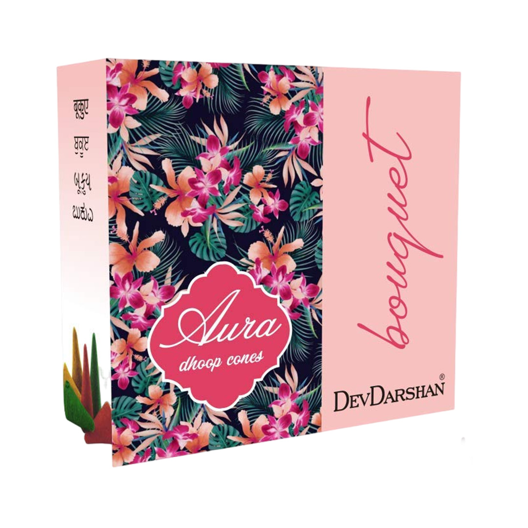 DEVDARSHAN AURA LAVENDER DHOOP STICKS - 10 STK