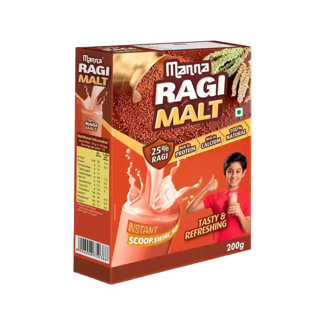 MANNA RAGI MALT ENERGY 200GM