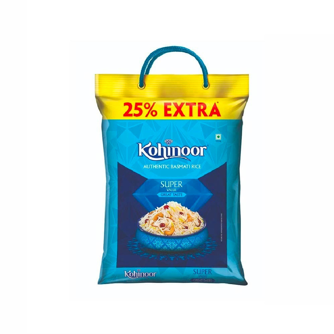 KOHINOOR SILVER BASM RICE 6.25KG