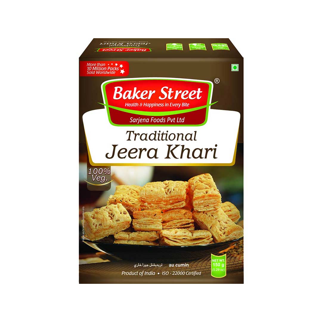 BAKER STREET JEERA KHARI BISCUITS 150G
