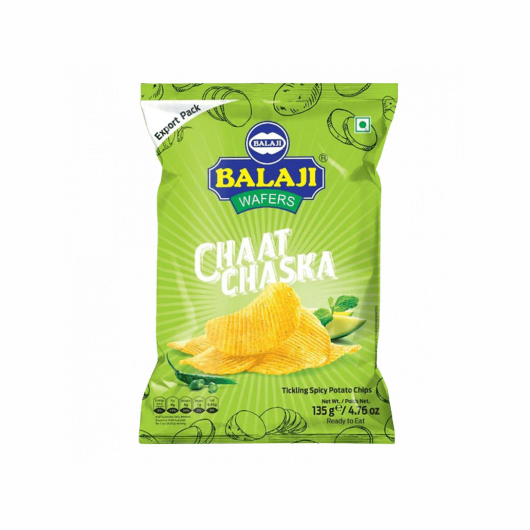 BALAJI POTATO WAFERS CHAT CHASKA 135GM