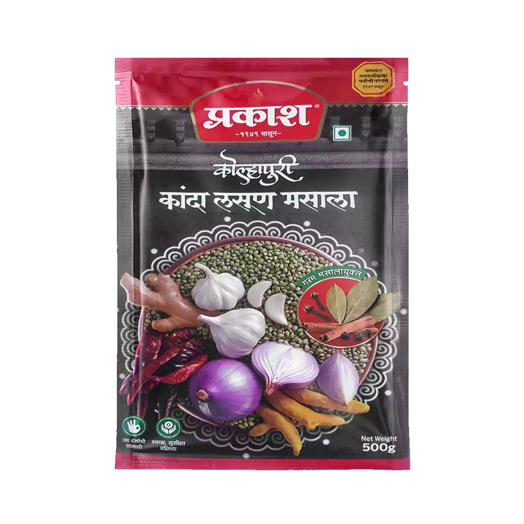 PRAKASH KOLHAPURI KANDA LASUN MASALA 200GM