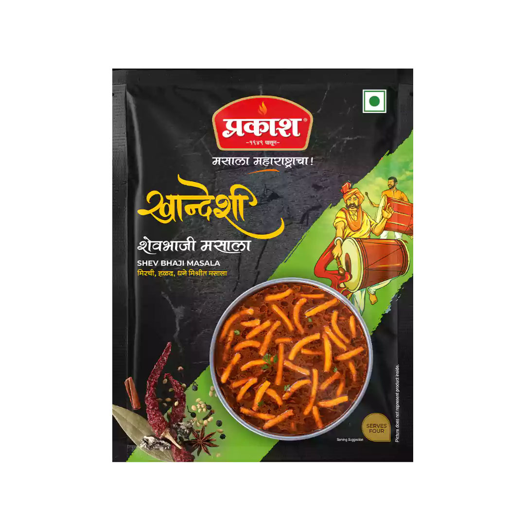 PRAKASH KHANDESI SEV BHAJI MASALA 25GM