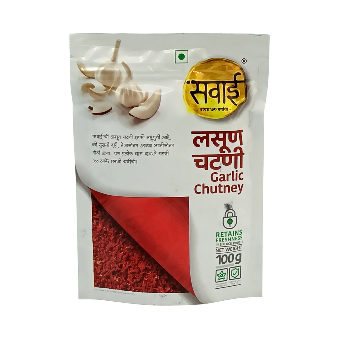 SAWAI GARLIC CHUTNEY 100GM