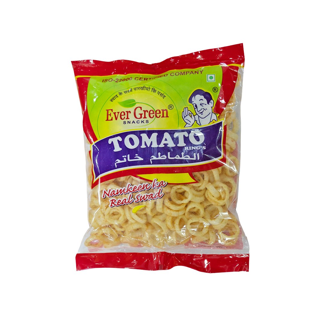 EVERGREEN SNACKS TOMATO RING 70GM U1