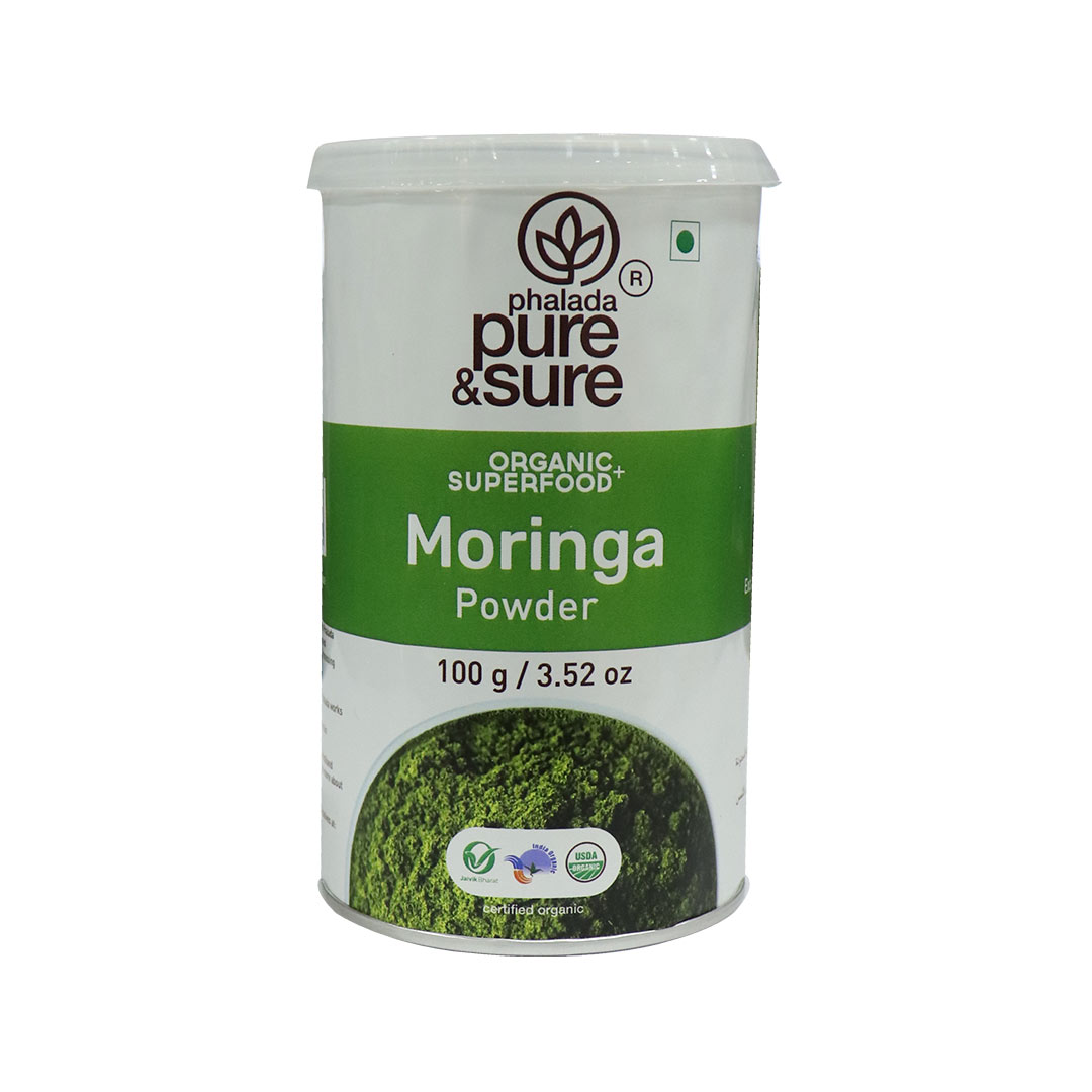 PURE AND SURE ORG MORINGA POWDER 100GM