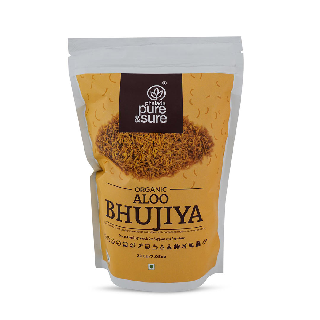 ORG PURE AND SURE ALOO BHUJIA 200GMS