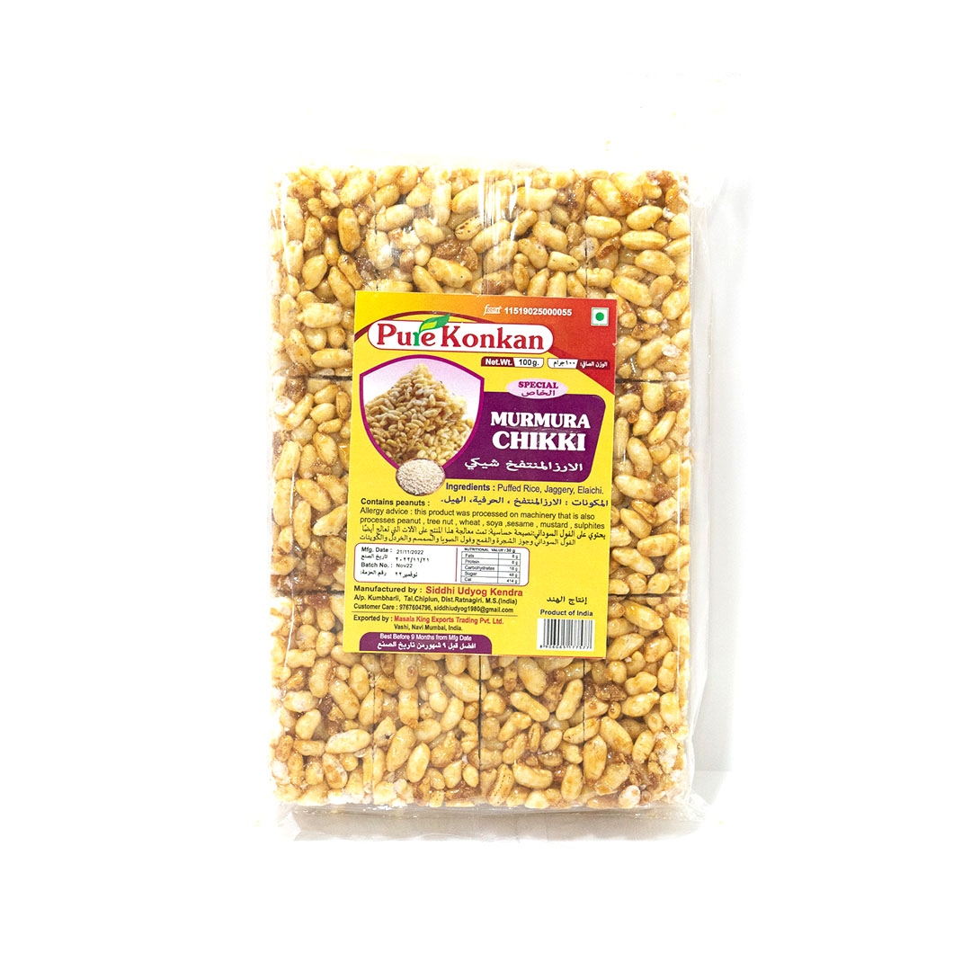 PURE KONKAN KURMURA CHIKKI 100GM