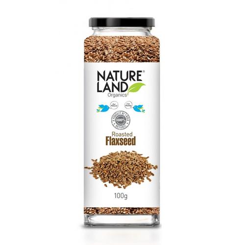 NATURELAND ORGANIC ROASTED FLAXSEED 100 GM