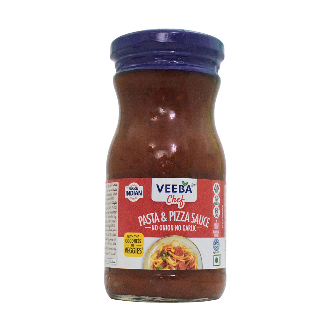 VEEBA PASTA & PIZZA SAUCE - NO ONION NO GARLIC 400G