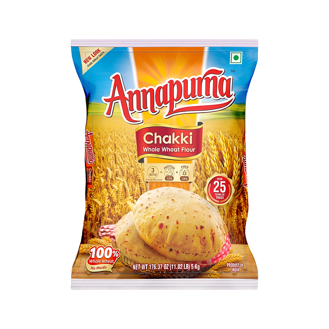 ANNAPURNA CHAKKI WHOLE WHEAT FLOUR 5KG