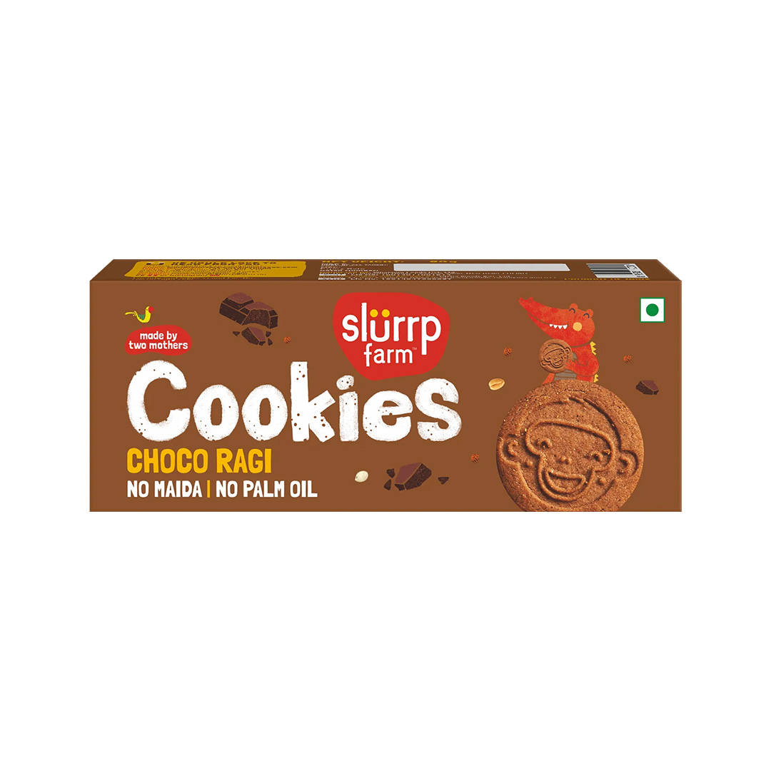 SLURRF FARM COOKIES CHOCO RAGI 80GM
