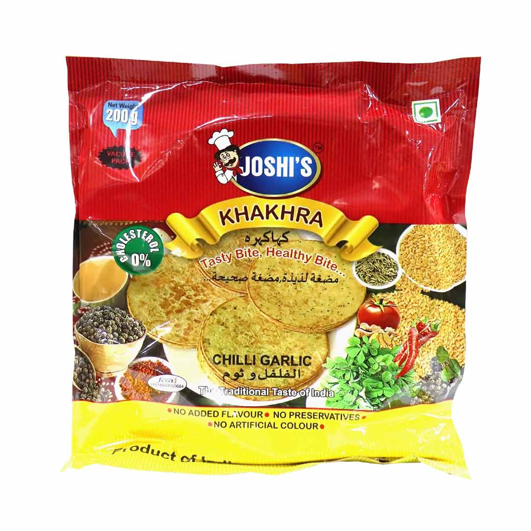 JOSHI KHAKHRA CHILLY GARLIC 200G