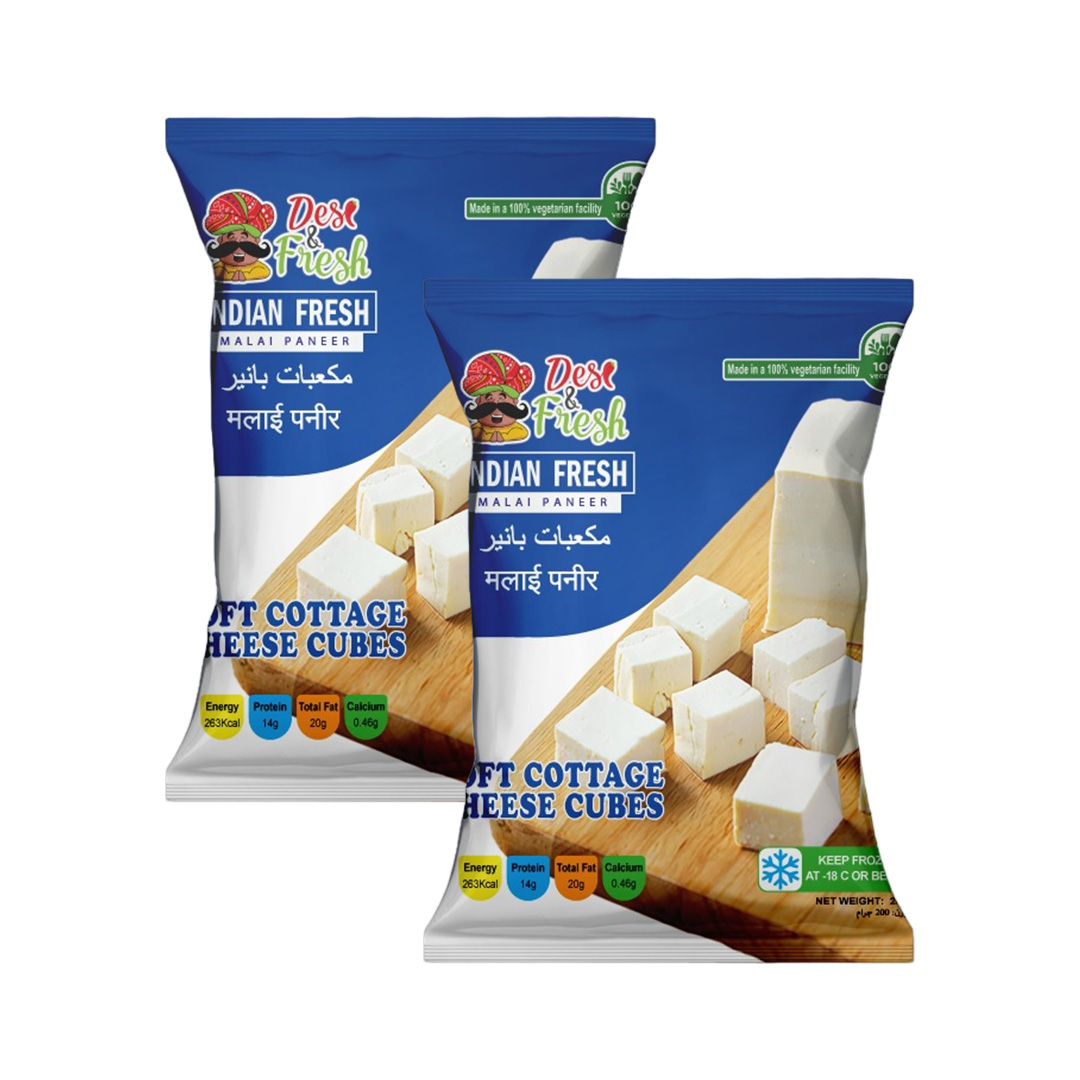 DESI & FRESH MALAI PANEER CUBES (200GMX2 )