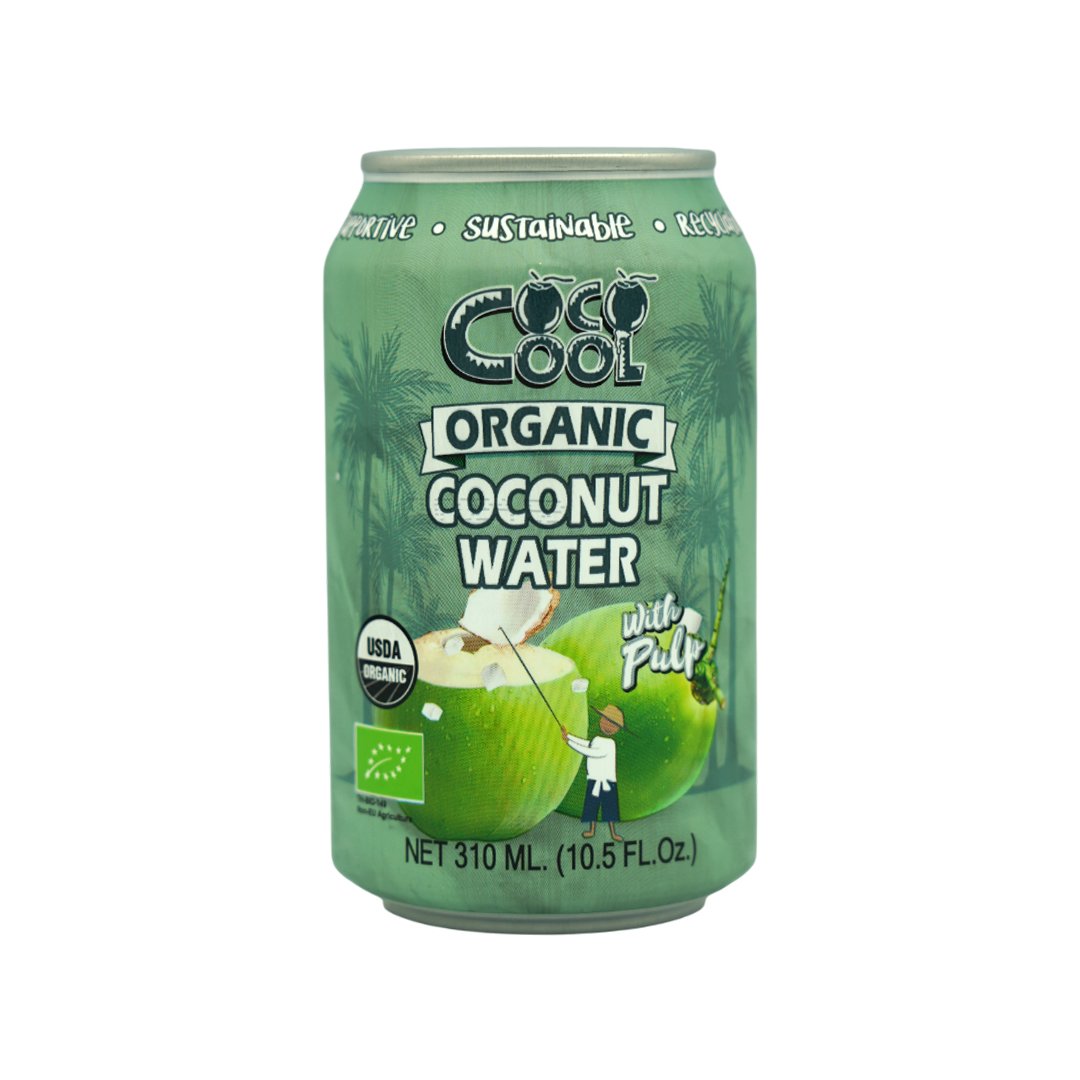 COCO COOL ORGANIC COCONUT WATER WITH PULP 310ML