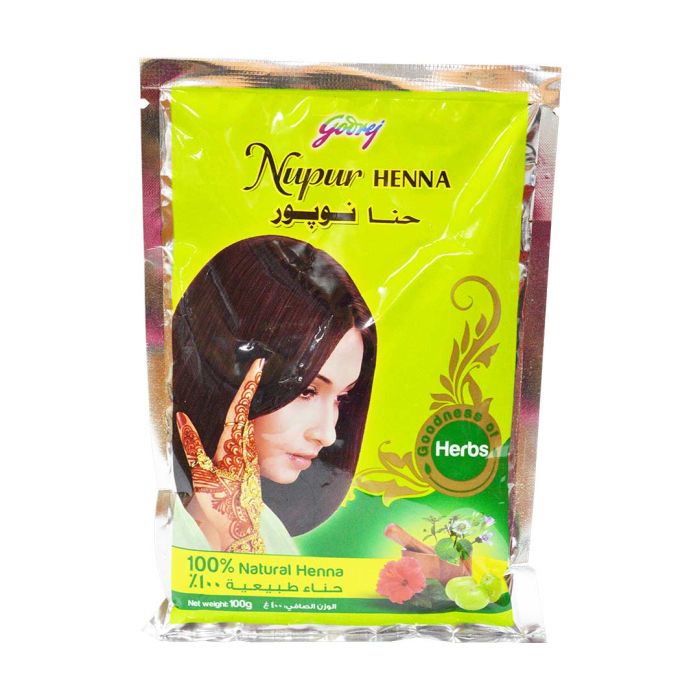 Nupur Henna with Goodness of 9 HERBS for silky & shiny hair - 120 gm - Cut  Price BD