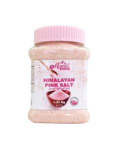 ORGANIC SECRET HIMALAYAN PINK SALT  1.25 KG JAR-SPECIAL OFFER