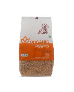 PURE AND SURE ORG JAGGERY POWDER 500GM