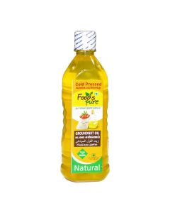 FOODS PURE COLD PRESSED GROUNDNUT OIL 1LTR