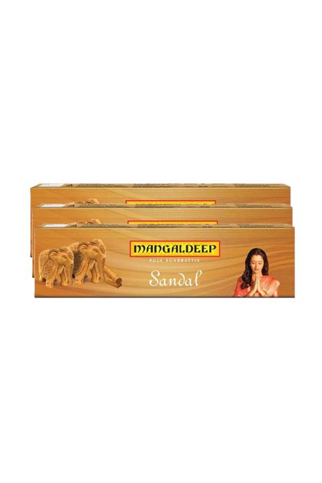 Buy Mangaldeep Sandal Agarbatti Sticks 82 Pcs Online At Best Price of Rs 40  - bigbasket