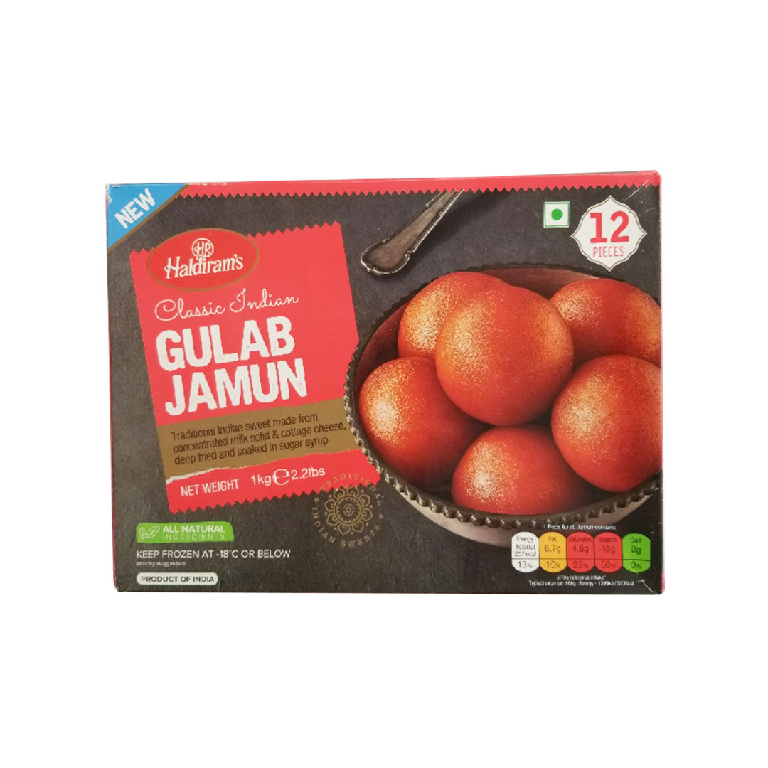 HALDIRAMS GULAB JAMUN 1 KG ( FROZEN)