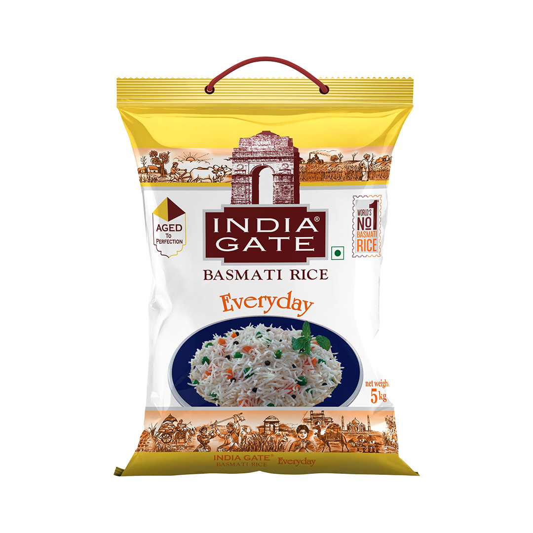 INDIAGATE EVERYDAY BASMATI RICE 5KG